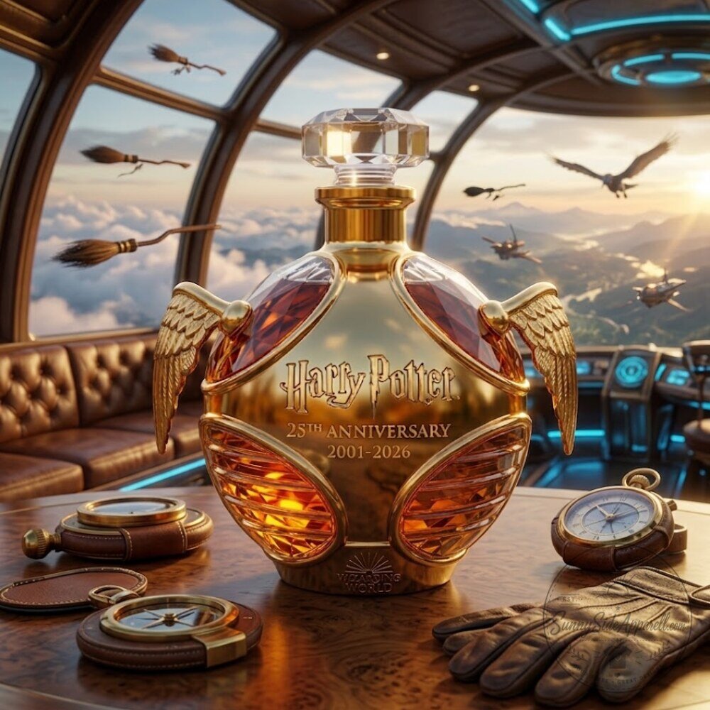 Harry Potter Golden Snitch 25th Anniversary Decanter Whiskey Bottle 2026 4 Harry Potter Golden Snitch 25th Anniversary Decanter Whiskey Bottle 2026