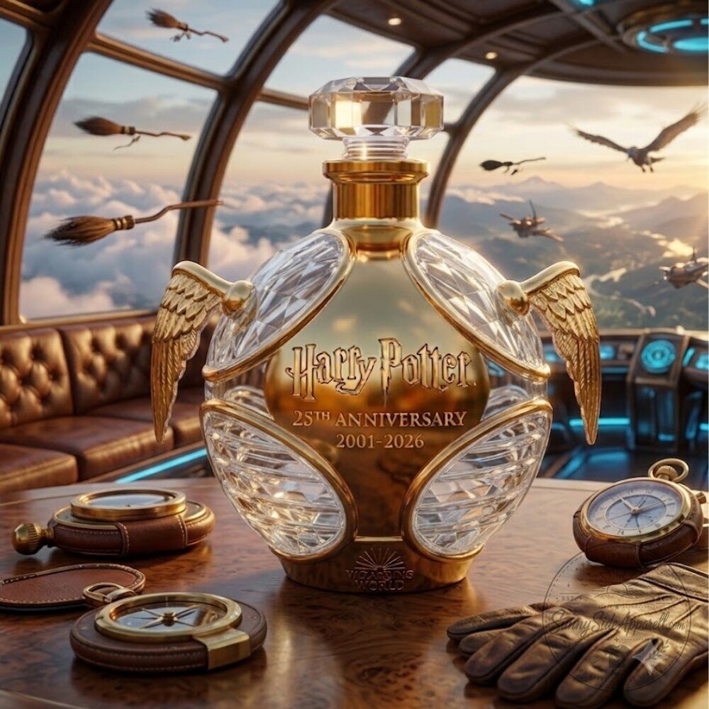 Harry Potter Golden Snitch 25th Anniversary Decanter Whiskey Bottle 2026 5 Harry Potter Golden Snitch 25th Anniversary Decanter Whiskey Bottle 2026
