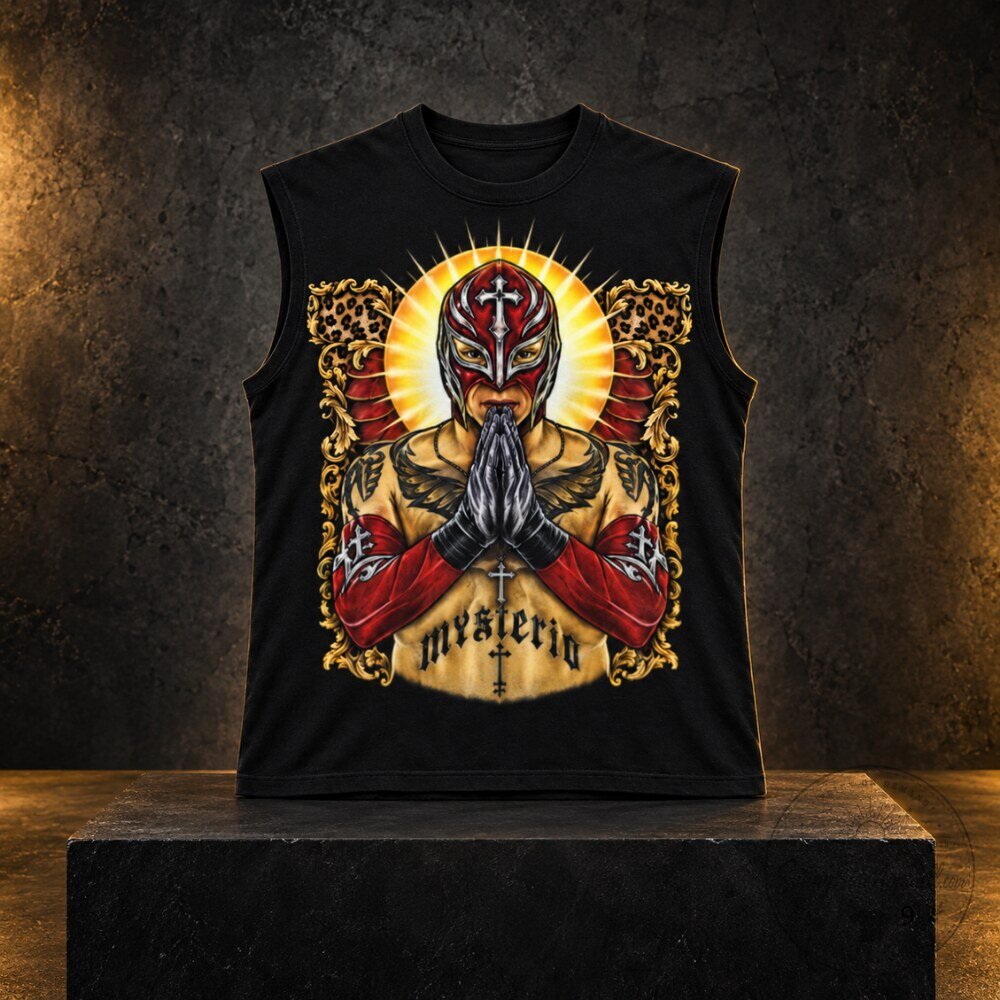 Rey Mysterio Praying Graphic Sleeveless Tank Top 2026 3 Rey Mysterio Praying Graphic Sleeveless Tank Top 2026
