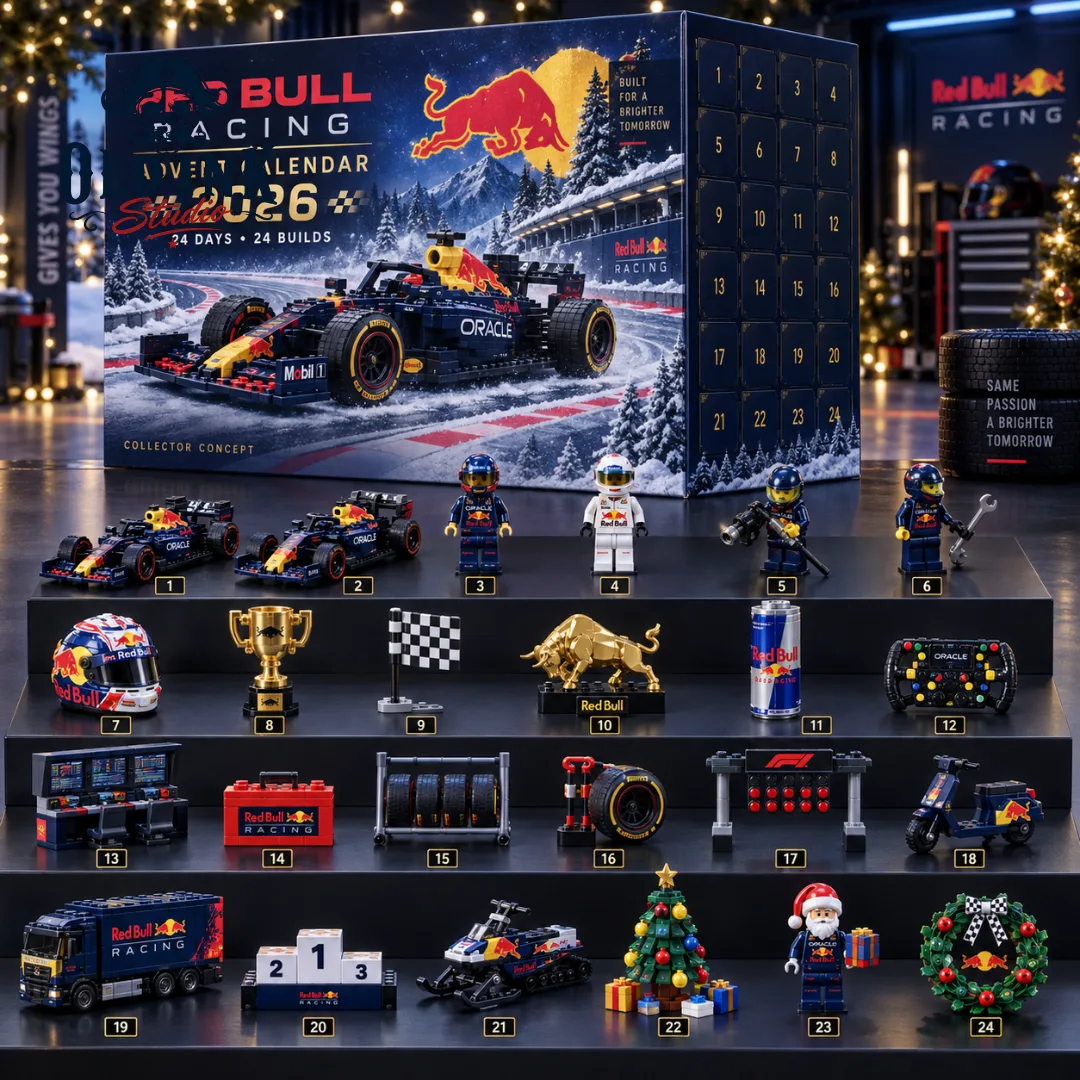 4 Red Bull Racing 2026 Advent Calendar 24 Day F1 Minifigures & Builds — image 4