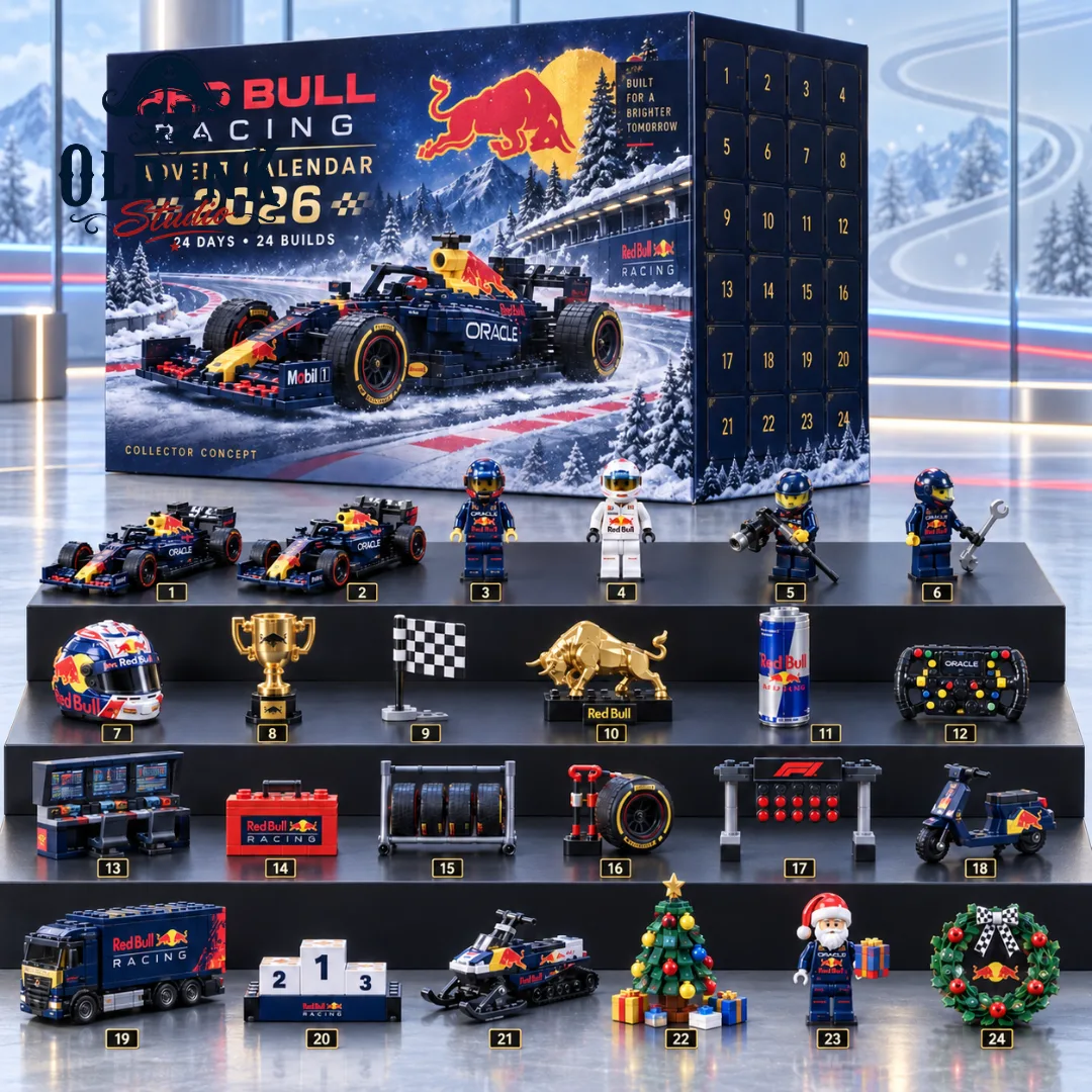 6 Red Bull Racing 2026 Advent Calendar 24 Day F1 Minifigures & Builds