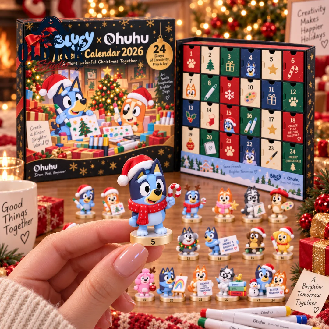3 Bluey x Ohuhu 2026 Advent Calendar 24 Day Christmas Collectible Figures — image 3
