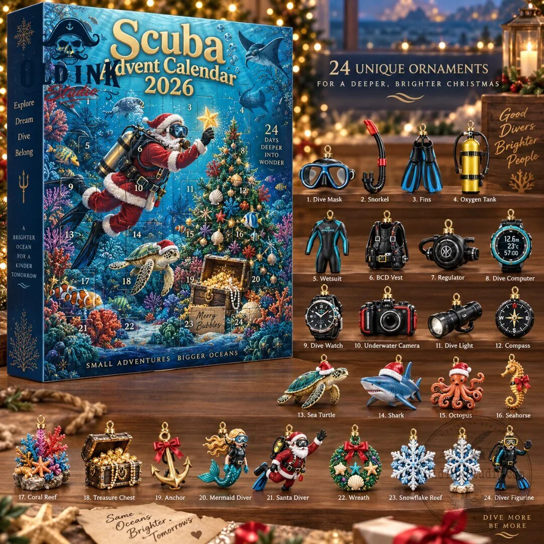 Scuba Diving Christmas Advent Calendar 2026 24 Unique Diving Ornaments Holiday Countdown 3 Scuba Diving Christmas Advent Calendar 2026 24 Unique Diving Ornaments Holiday Countdown
