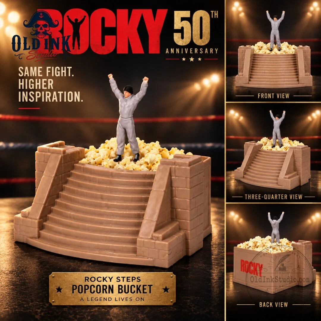Rocky 50th Anniversary Steps Popcorn Bucket 2026 6 Rocky 50th Anniversary Steps Popcorn Bucket 2026