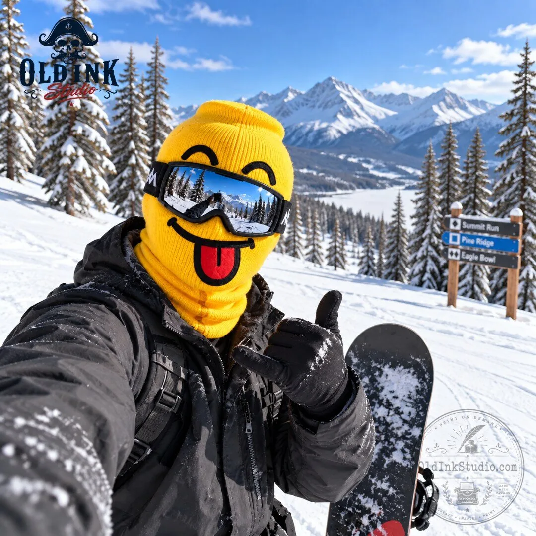 Funny Tongue Out Lego Minifigure Head Knitted Ski Mask Balaclava 2026
