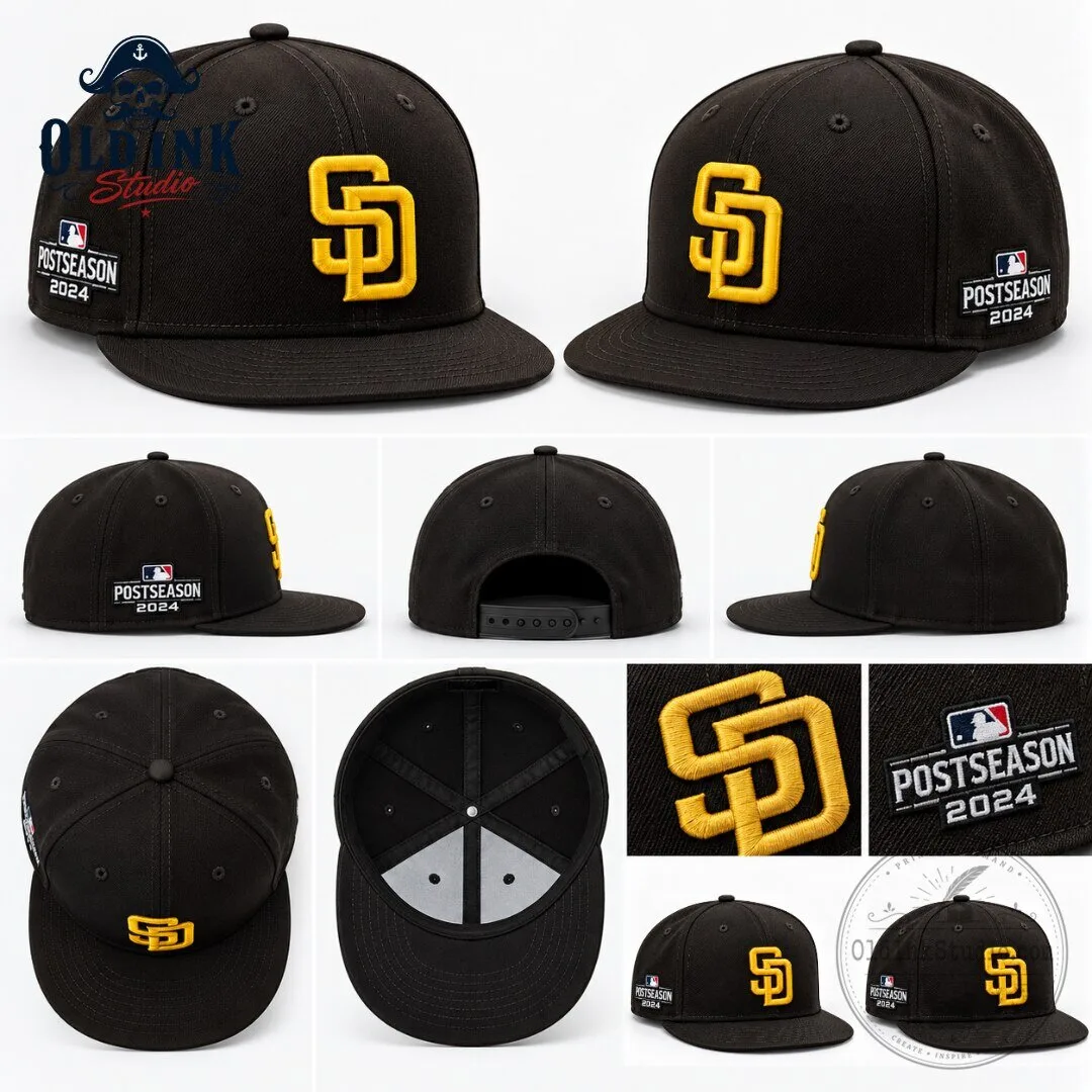 San Diego Padres 2024 MLB Postseason Side Patch Hat 2026