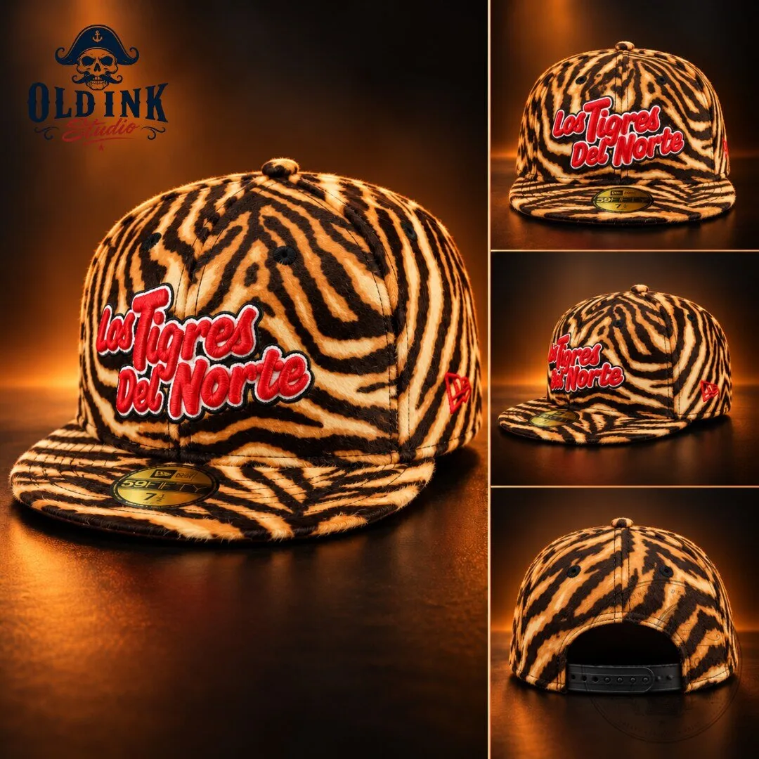 New Era Los Tigres Del Norte Tiger Print 59FIFTY Fitted Cap 2026