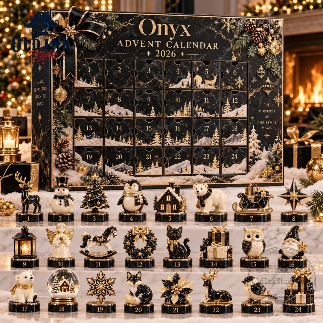 Onyx Black x Gold Christmas Magic Advent Calendar with Mini 2026