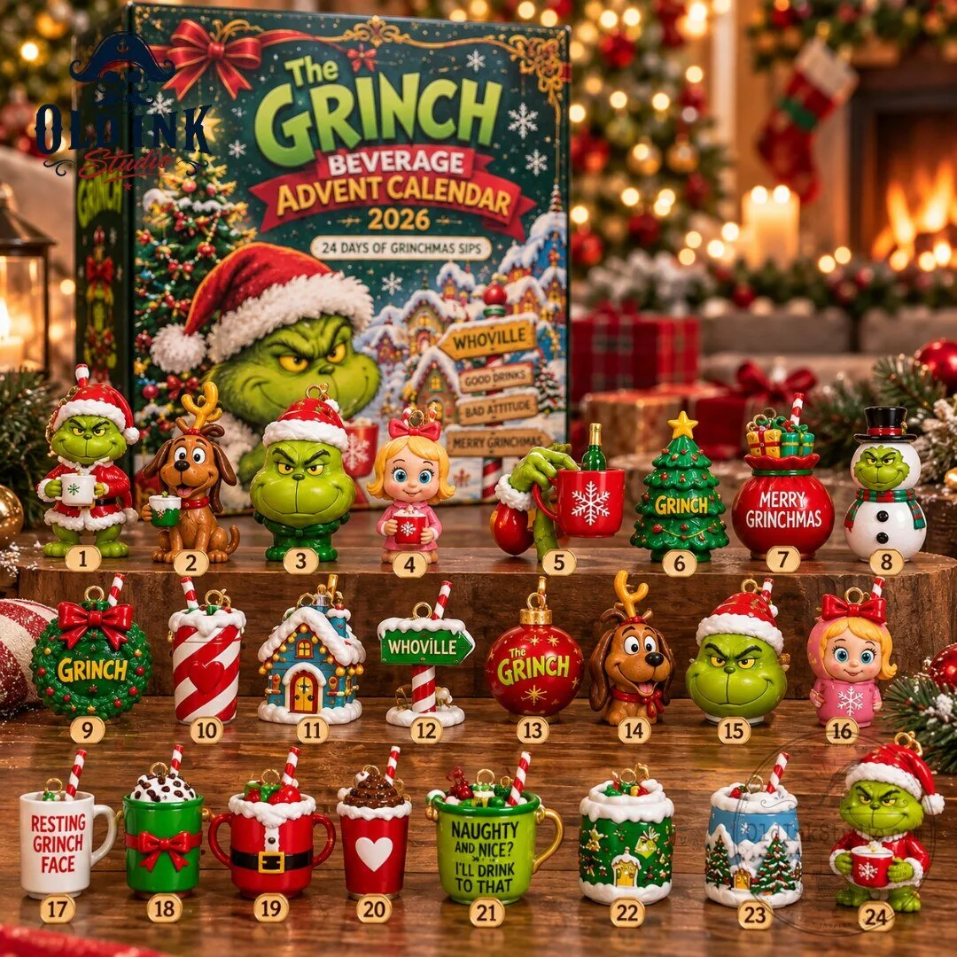 The Grinch Beverage Advent Calendar 2026 24 Days of Grinchmas Sips Ornaments 5 The Grinch Beverage Advent Calendar 2026 24 Days of Grinchmas Sips Ornaments