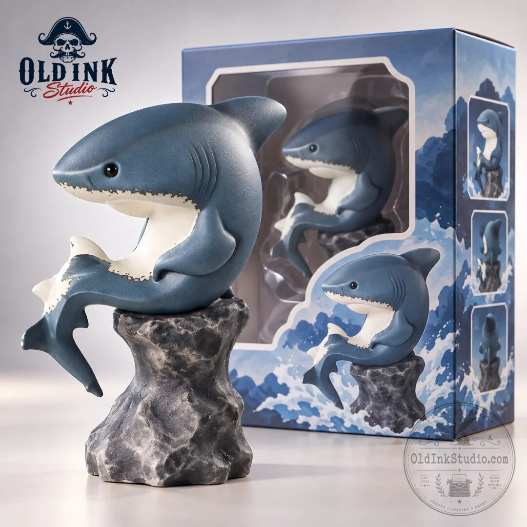 Thinking Great White Shark The Thinker Collectible Vinyl Figure 2026