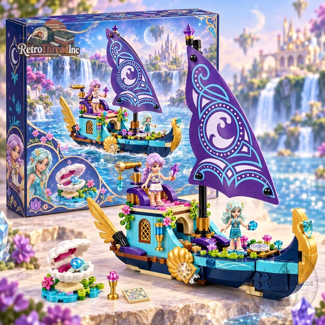 Elves Naidas Epic Adventure Ship Set 2026 Fantasy Boat Building Kit