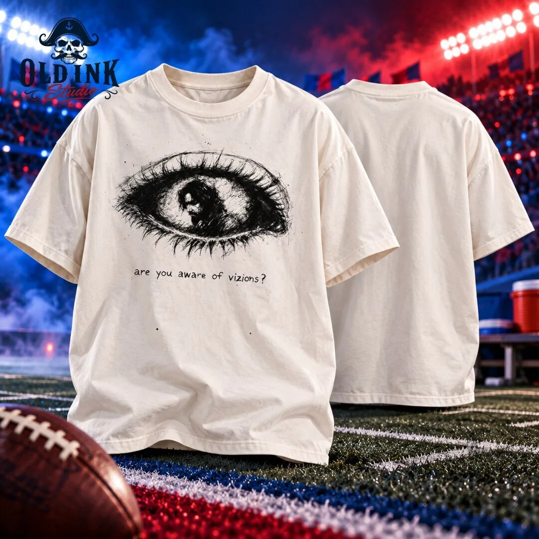 Are You Aware Of Vizions Sketch Eye Graphic Cream T Shirt 2026