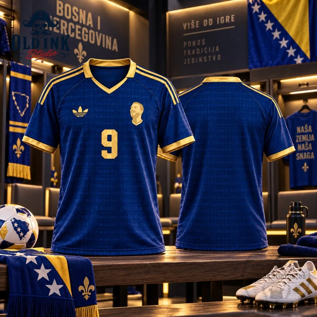 Bosnia x Herzegovina 2026 Retro Soccer Jersey 2026 5 Bosnia x Herzegovina 2026 Retro Soccer Jersey 2026