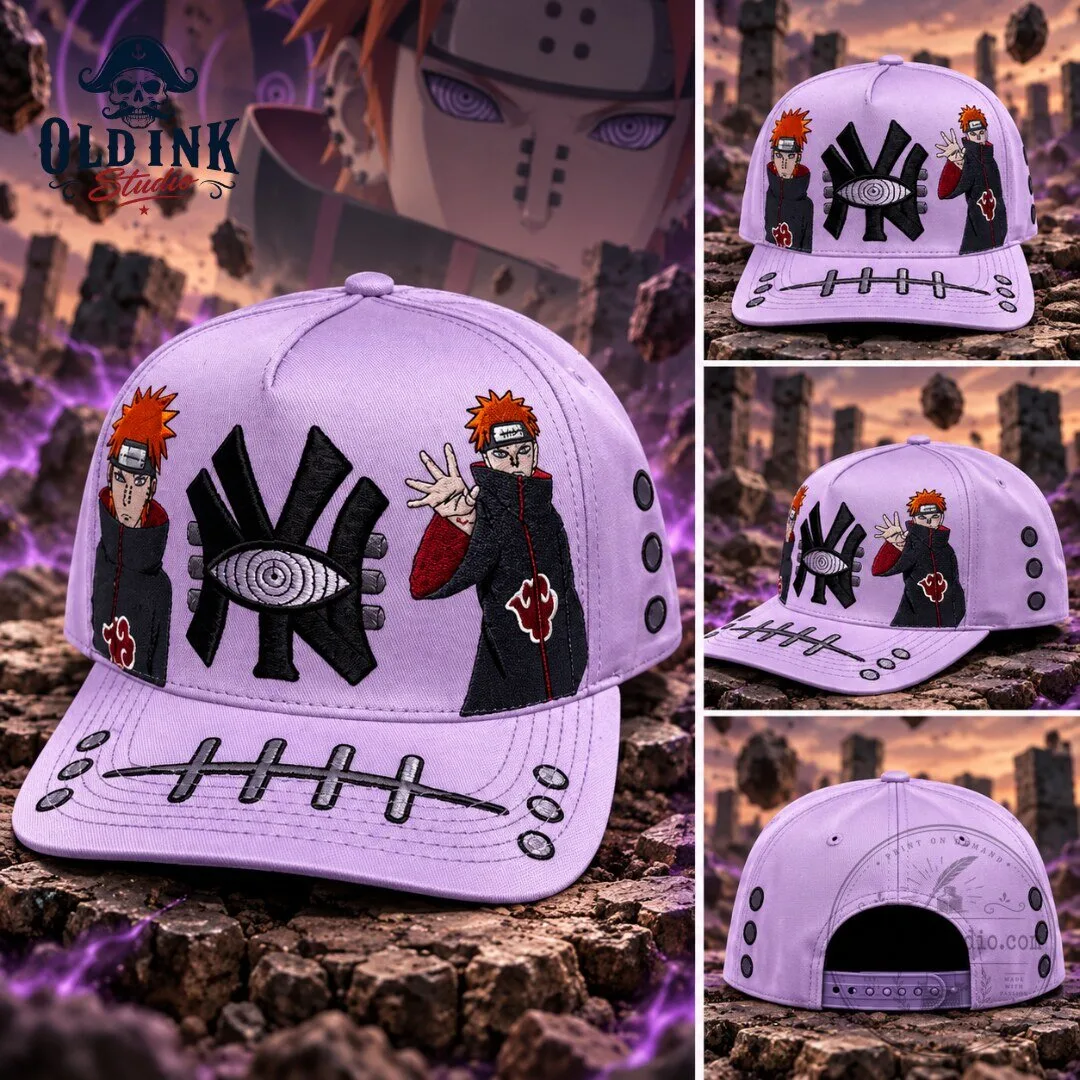 VOID Custom Naruto Akatsuki Pain Purple Snapback Hat 2026