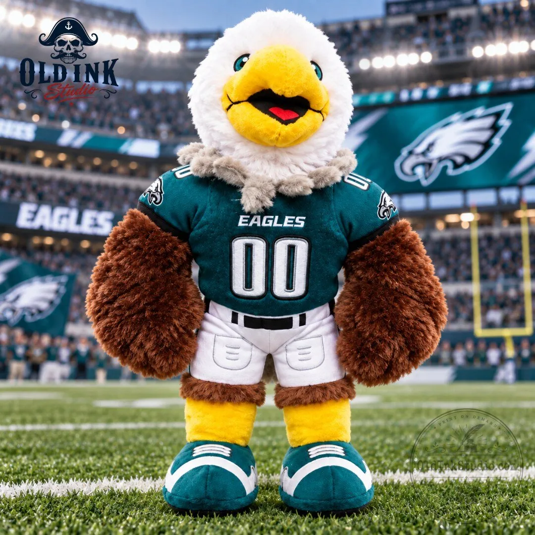 Philadelphia Eagles Swoop Mascot Plush Toy in Jersey 2026 6 Philadelphia Eagles Swoop Mascot Plush Toy in Jersey 2026