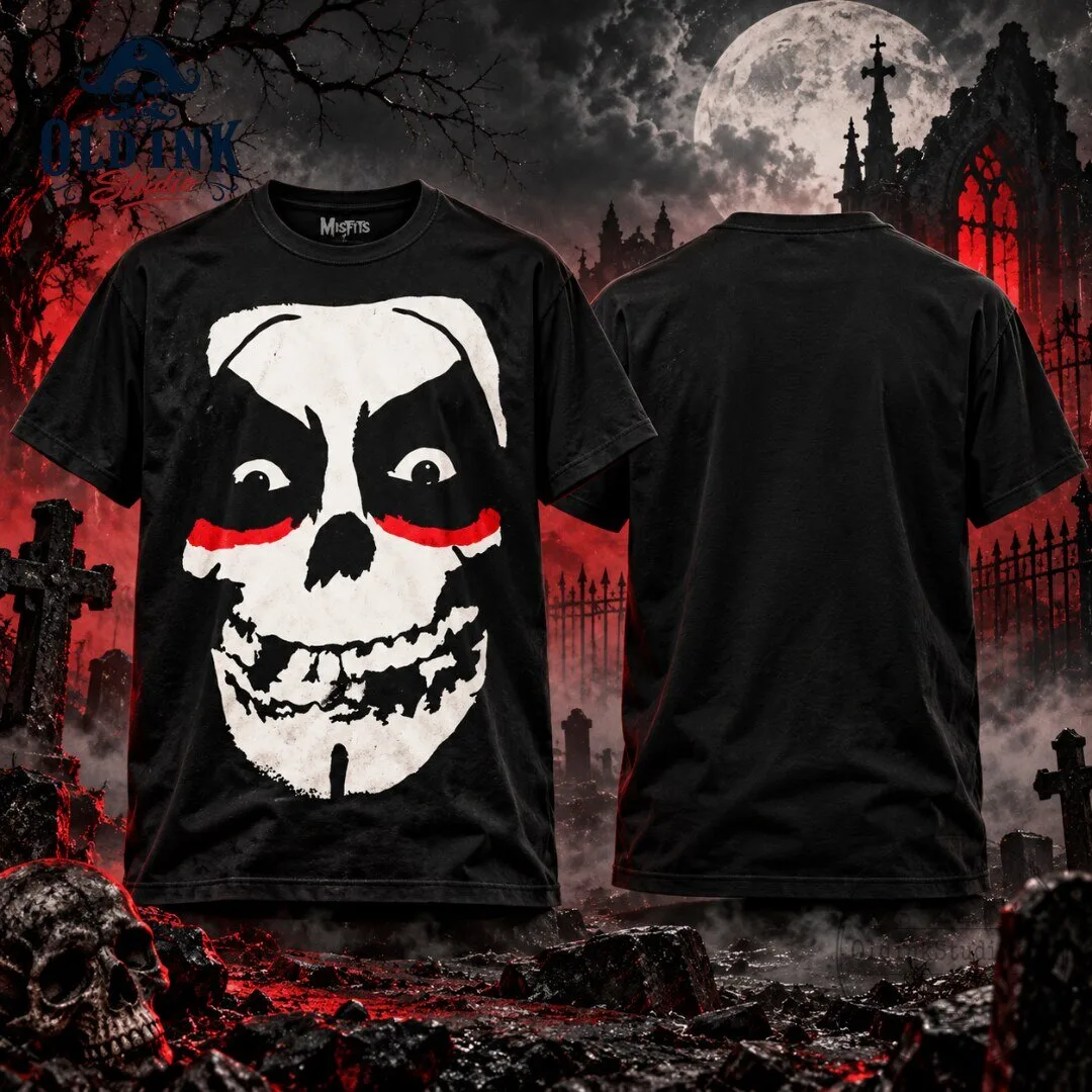 Misfits x Danhausen Fiend Skull T Shirt 2026 3 Misfits x Danhausen Fiend Skull T Shirt 2026