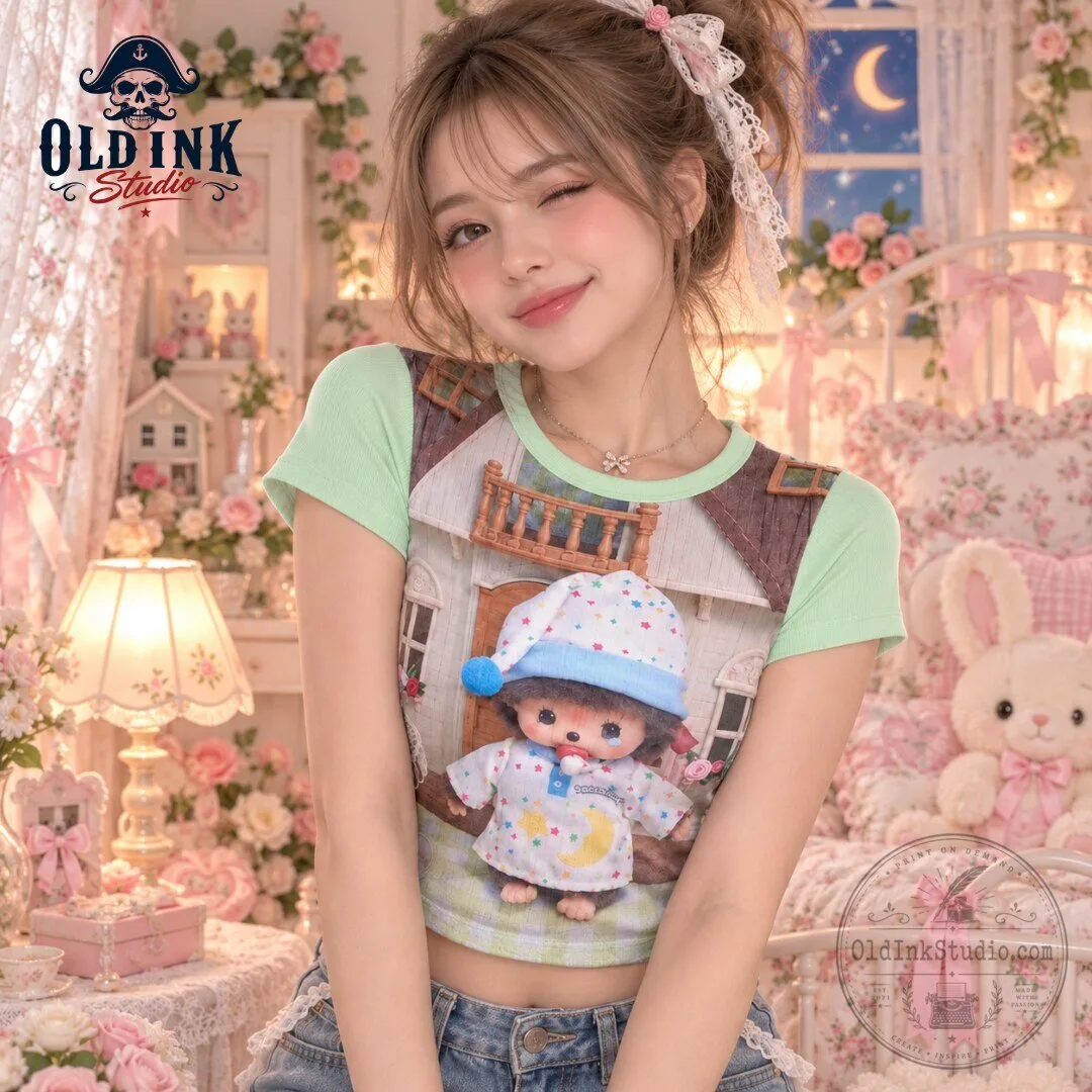 Sculptor x Monchhichi I Had a Bad Dream Pajama Graphic Baby Tee 2026 4 Sculptor x Monchhichi I Had a Bad Dream Pajama Graphic Baby Tee 2026