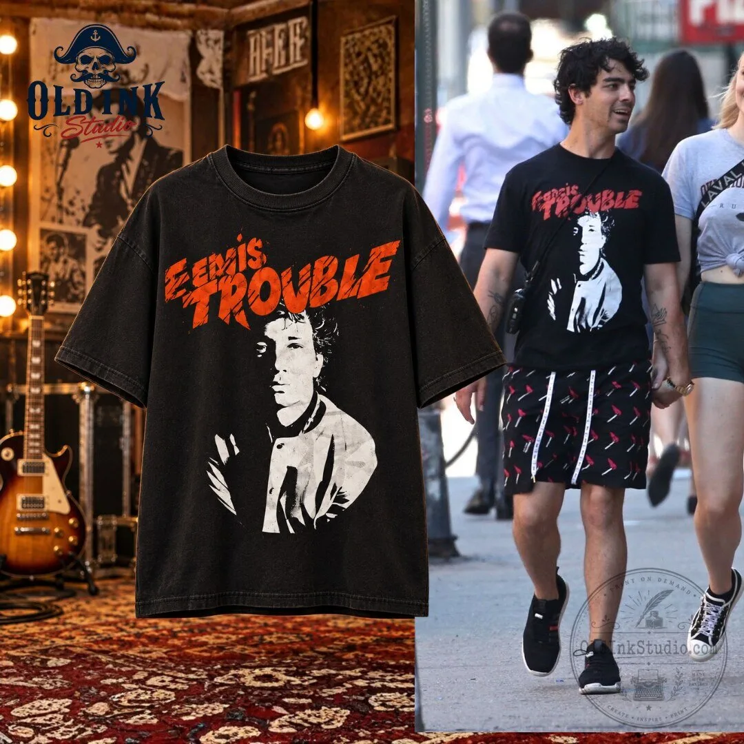 Joe Jonas Francis Trouble Graphic T Shirt 2026