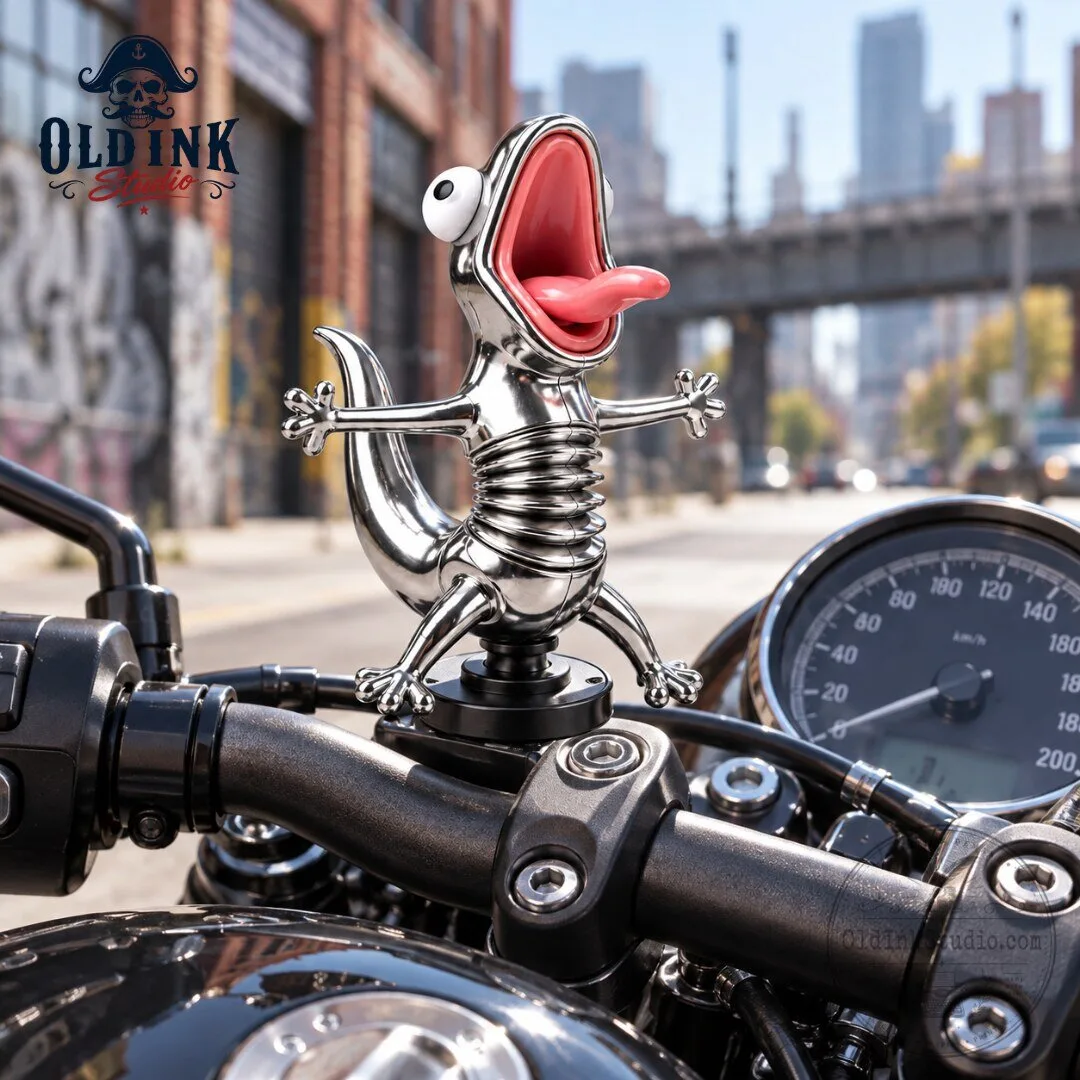 WobblyBuddy Holographic Dashboard Lizard Figurine 2026 Motorcycle x Car Mount 5 WobblyBuddy Holographic Dashboard Lizard Figurine 2026 Motorcycle x Car Mount