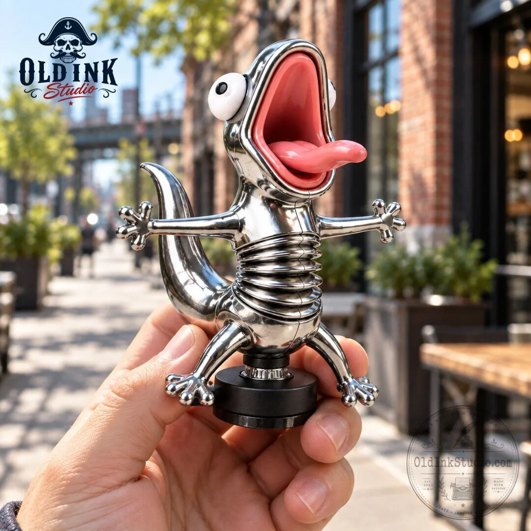 WobblyBuddy Holographic Dashboard Lizard Figurine 2026 Motorcycle x Car Mount 6 WobblyBuddy Holographic Dashboard Lizard Figurine 2026 Motorcycle x Car Mount