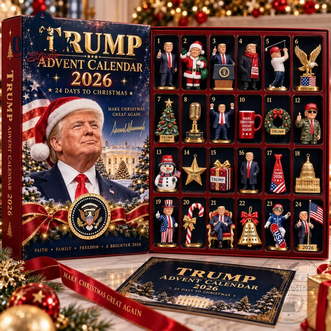 Donald Trump Christmas Advent Calendar 2026 24 Collectible Countdown