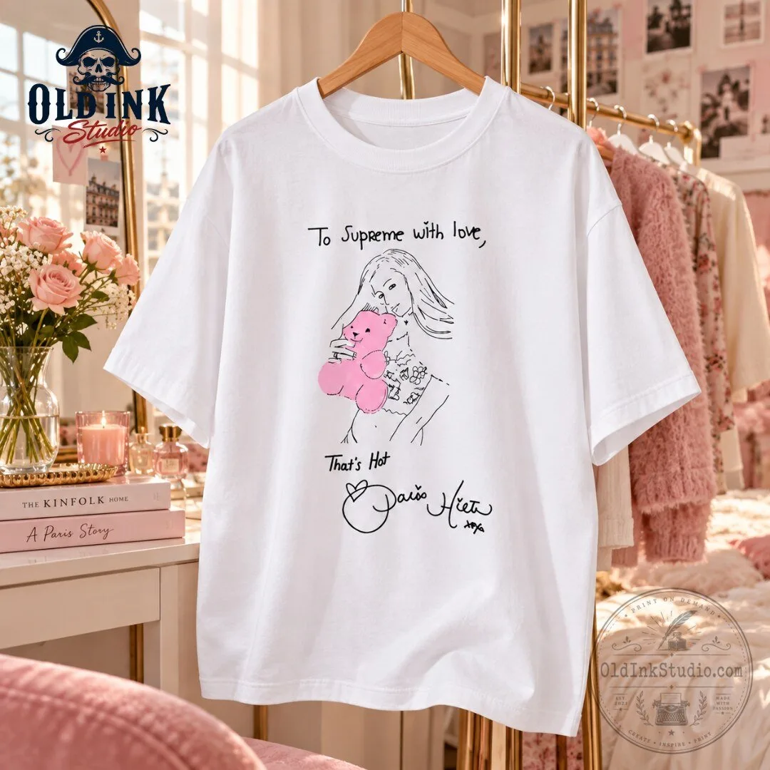 Supreme x Paris Hilton Rob Pruitt Thats Hot Pink Bear White T Shirt 2026 4 Supreme x Paris Hilton Rob Pruitt Thats Hot Pink Bear White T Shirt 2026