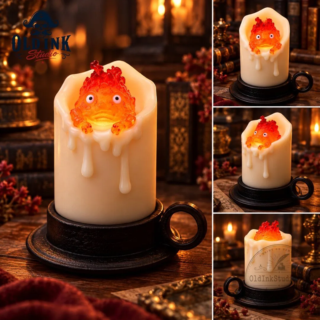 Howl Moving Castle Calcifer is Flickering Candlelight Room Night Light 2026 3 Howl Moving Castle Calcifer is Flickering Candlelight Room Night Light 2026