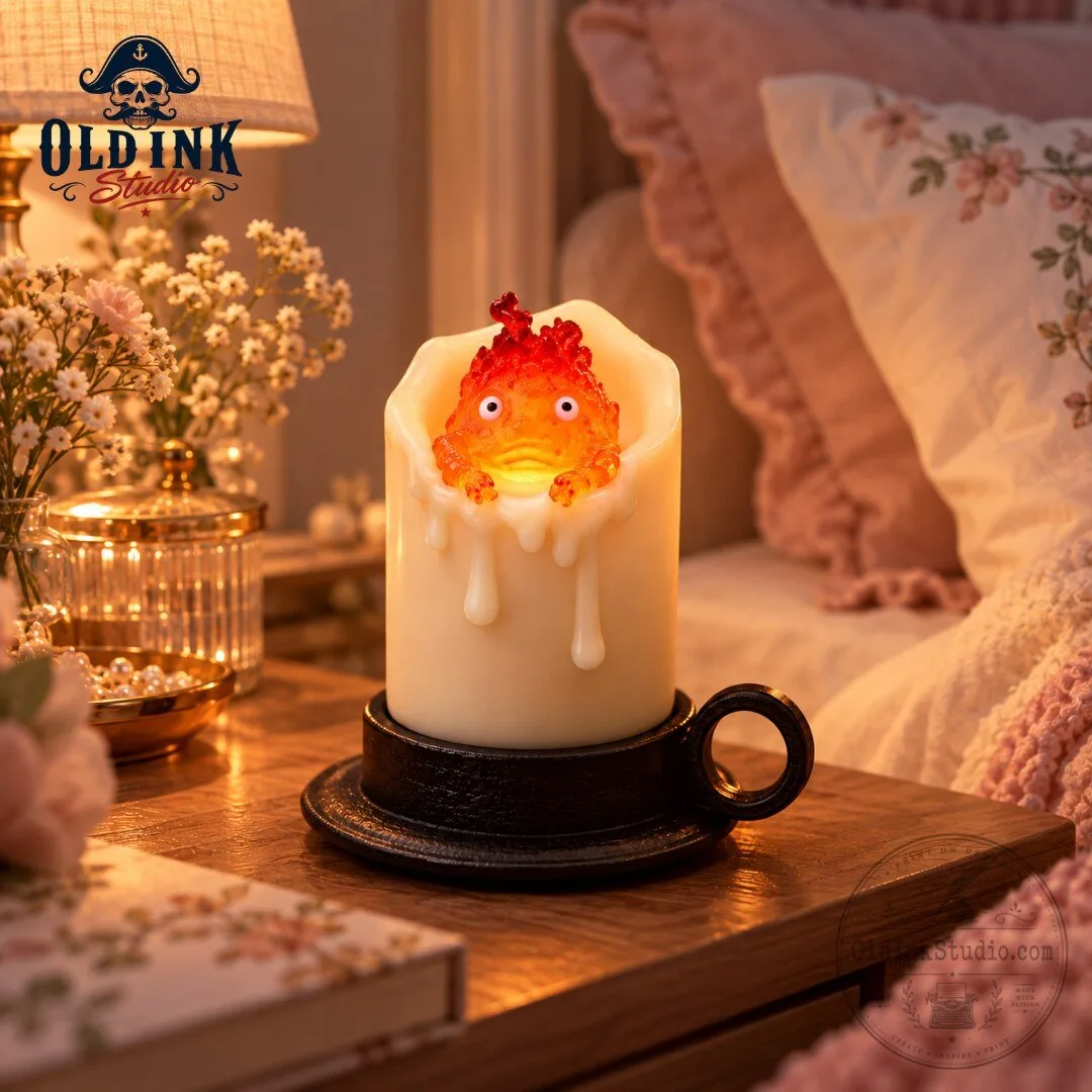 Howl Moving Castle Calcifer is Flickering Candlelight Room Night Light 2026 4 Howl Moving Castle Calcifer is Flickering Candlelight Room Night Light 2026