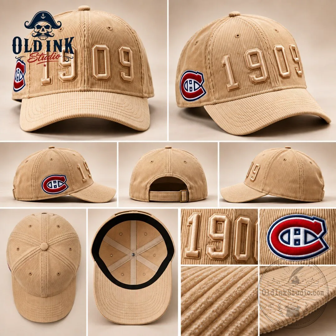 Montreal Canadiens 1909 Heritage Classic Corduroy Cap 2026 Nick Suzuki Style