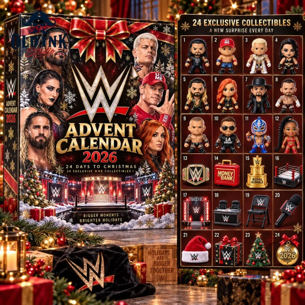 WWE Superstars Christmas Advent Calendar 2026 24 Exclusive Collectible Countdown