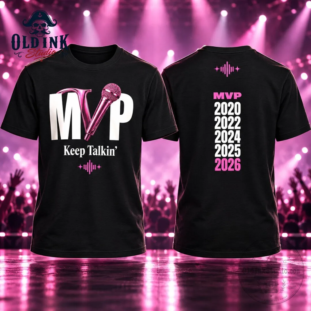 Aja Wilson Keep Talkin 5 Time MVP 2026 Black Graphic T Shirt