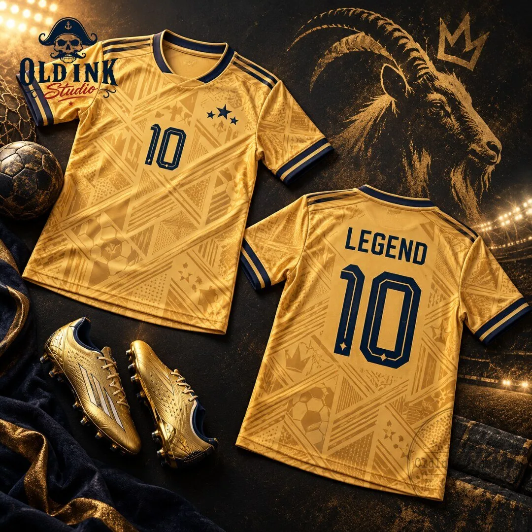 Argentina x Adidas Gracias Messi Gold Legend 10 Jersey 2026