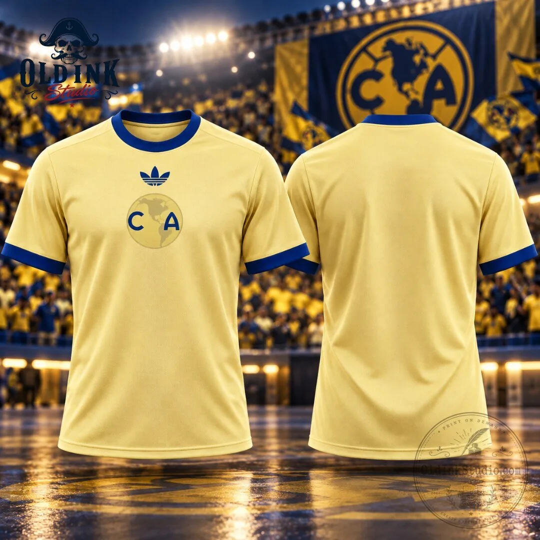 Adidas Club America 110th Anniversary Retro Yellow Jersey 2026