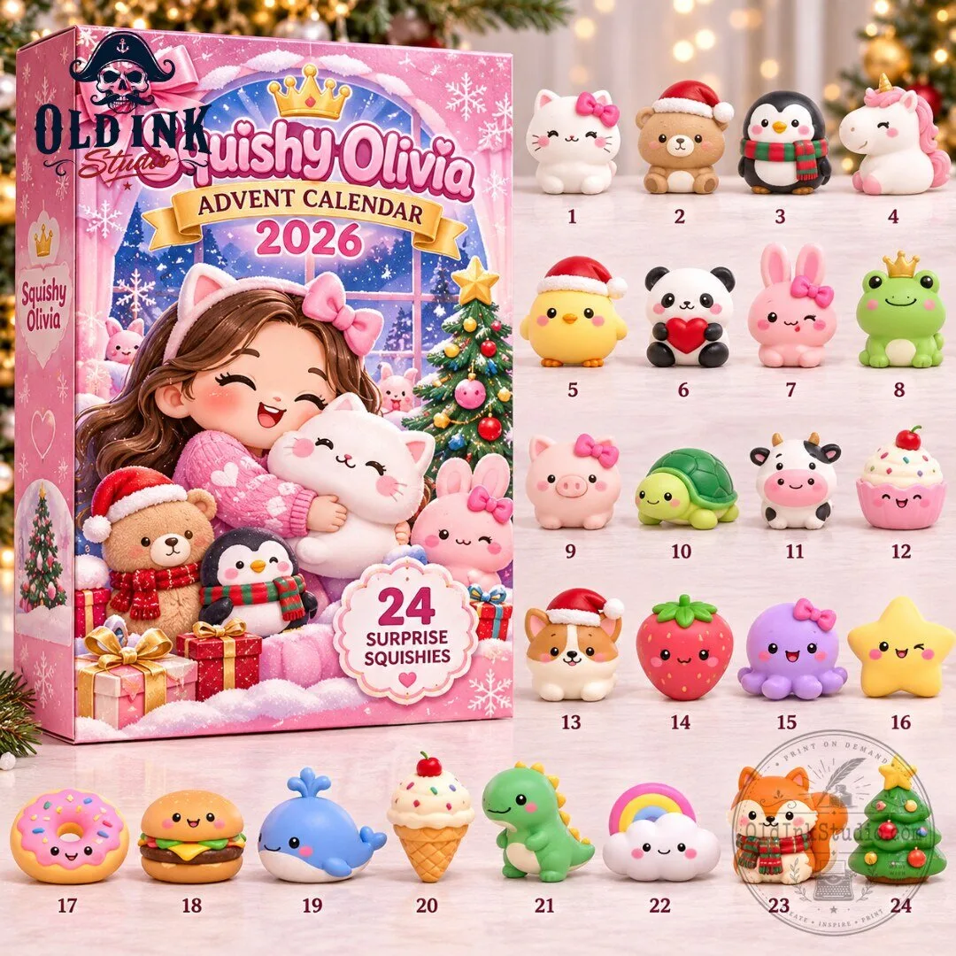 Squishy Olivia Christmas Advent Calendar 2026 24 Surprise Squishy Toys Countdown 4 Squishy Olivia Christmas Advent Calendar 2026 24 Surprise Squishy Toys Countdown