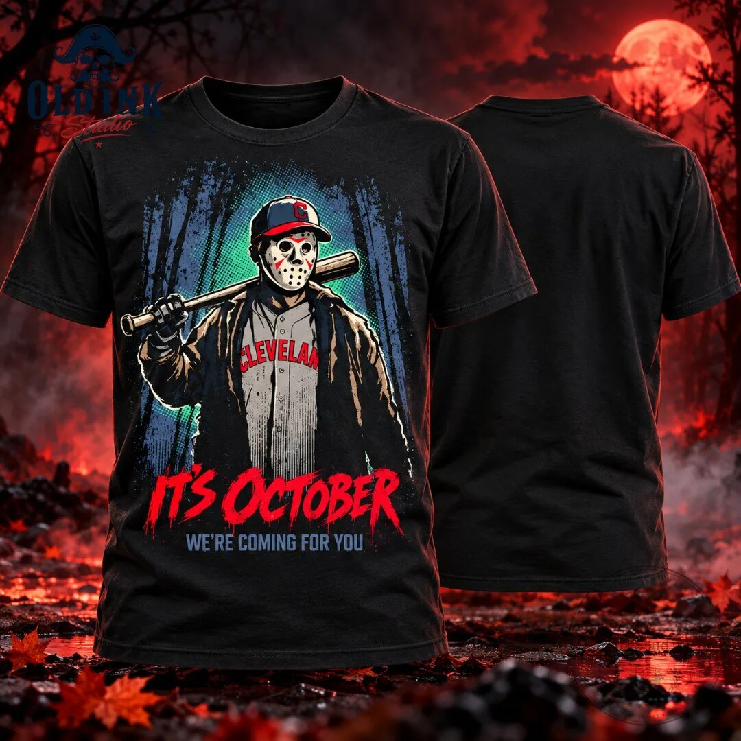 Cleveland Jason Mask Its October Were Coming For You T Shirt 2026