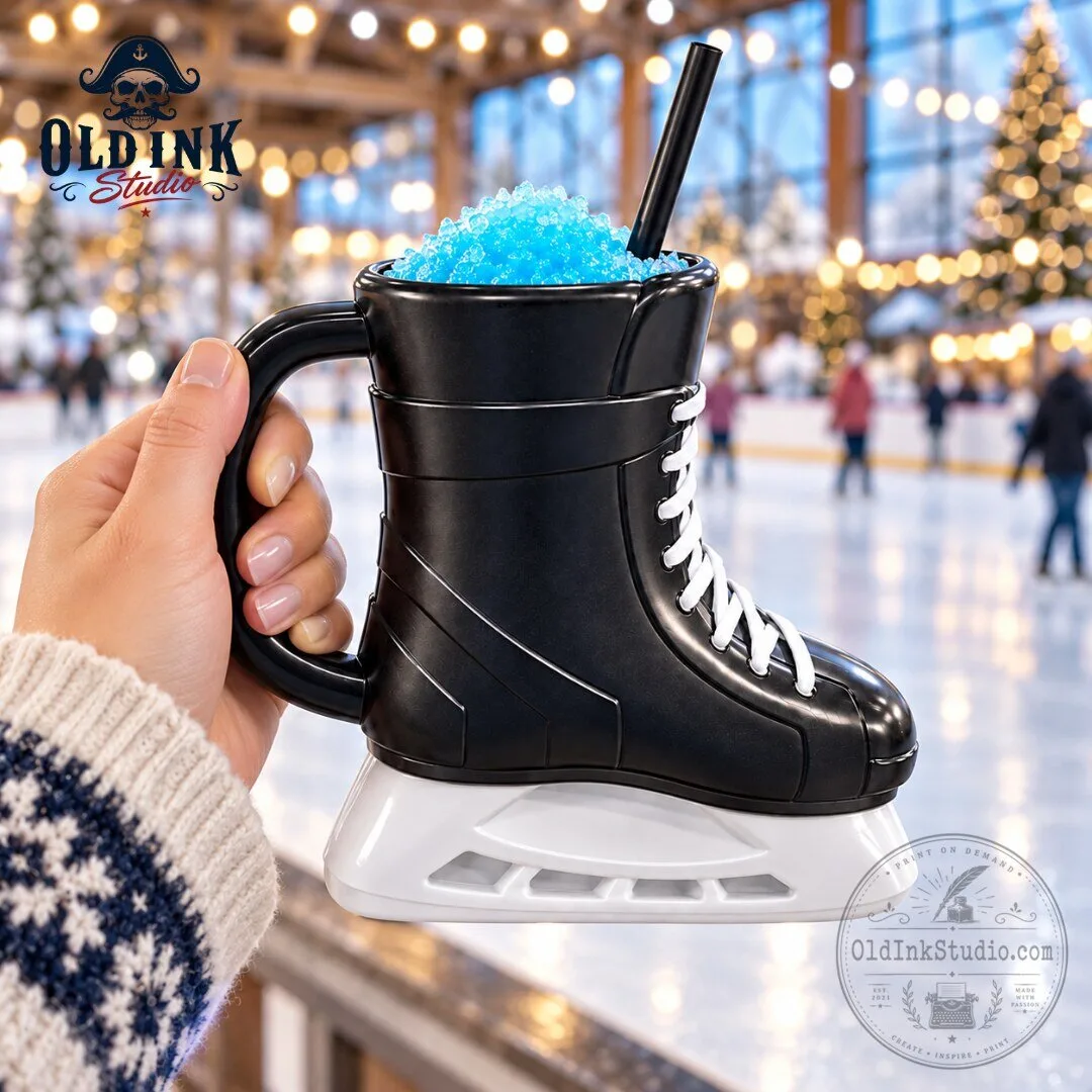 Black Ice Hockey Skate Shaped Novelty Mug Tumbler Cup 2026 5 Black Ice Hockey Skate Shaped Novelty Mug Tumbler Cup 2026