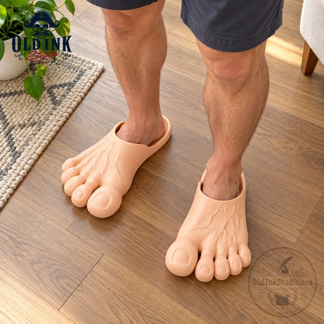 Creepy Bare Human Feet Slippers Funny Novelty Shoes 2026 5 Creepy Bare Human Feet Slippers Funny Novelty Shoes 2026