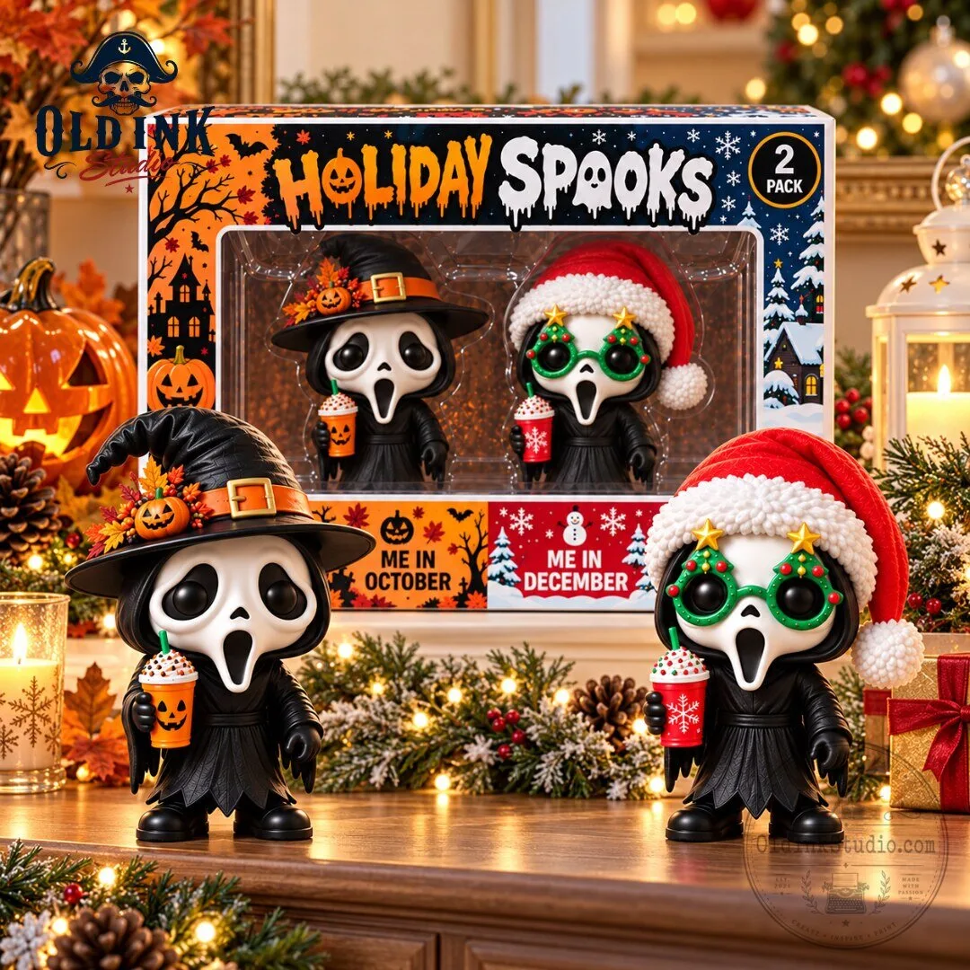 Holiday Spooks Halloween x Christmas Ghostface Vinyl Figure 2026 5 Holiday Spooks Halloween x Christmas Ghostface Vinyl Figure 2026