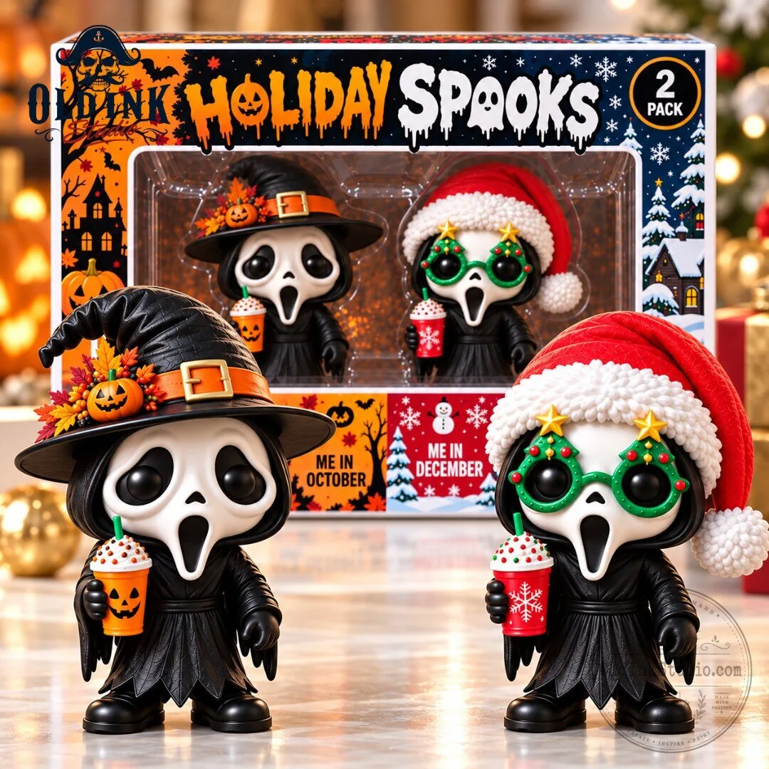 Holiday Spooks Halloween x Christmas Ghostface Vinyl Figure 2026 7 Holiday Spooks Halloween x Christmas Ghostface Vinyl Figure 2026