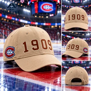 Montreal Canadiens 1909 Heritage Classic Corduroy Cap 2026 Nick Suzuki Style 3 5