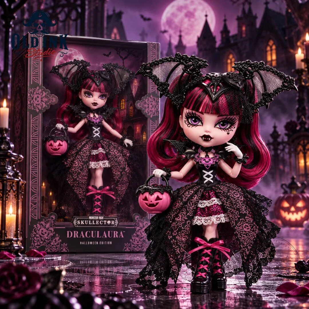 Mattel Creations Monster High Skullector Draculaura Halloween Edition Doll 2026
