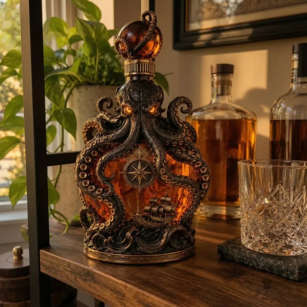 Kraken Voyage Octopus Decanter Whiskey Bottle 2026 4 Kraken Voyage Octopus Decanter Whiskey Bottle 2026