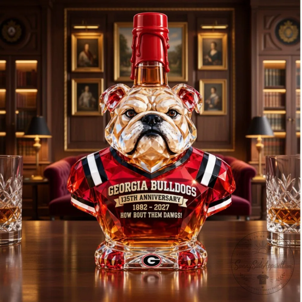 Georgia Bulldogs 135th Anniversary Decanter Whiskey Bottle 2026