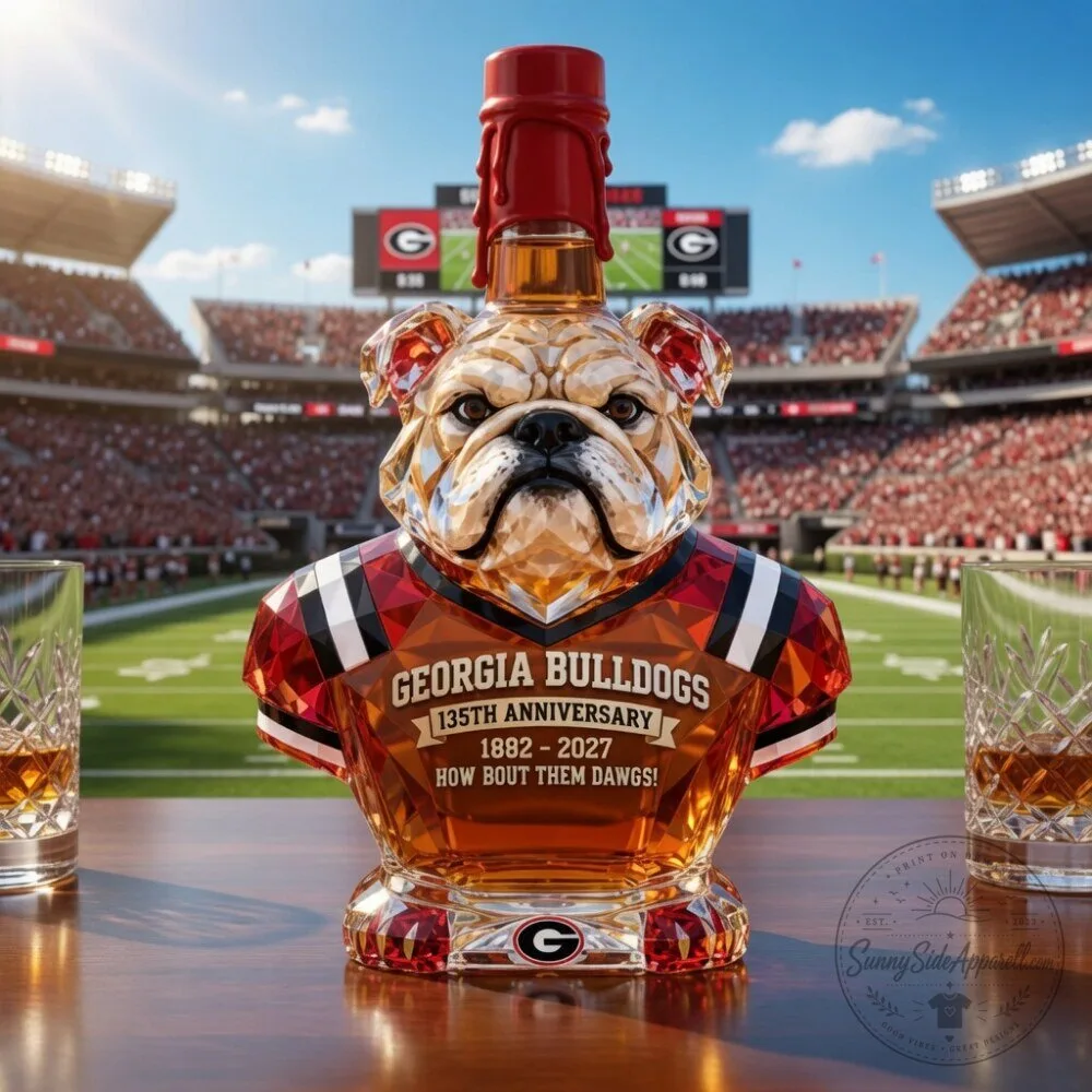 Georgia Bulldogs 135th Anniversary Decanter Whiskey Bottle 2026 4 Georgia Bulldogs 135th Anniversary Decanter Whiskey Bottle 2026