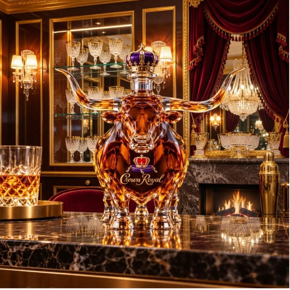 Crown Royal Texas Longhorn Bull Shaped Whiskey Decanter 2026 5 Crown Royal Texas Longhorn Bull Shaped Whiskey Decanter 2026