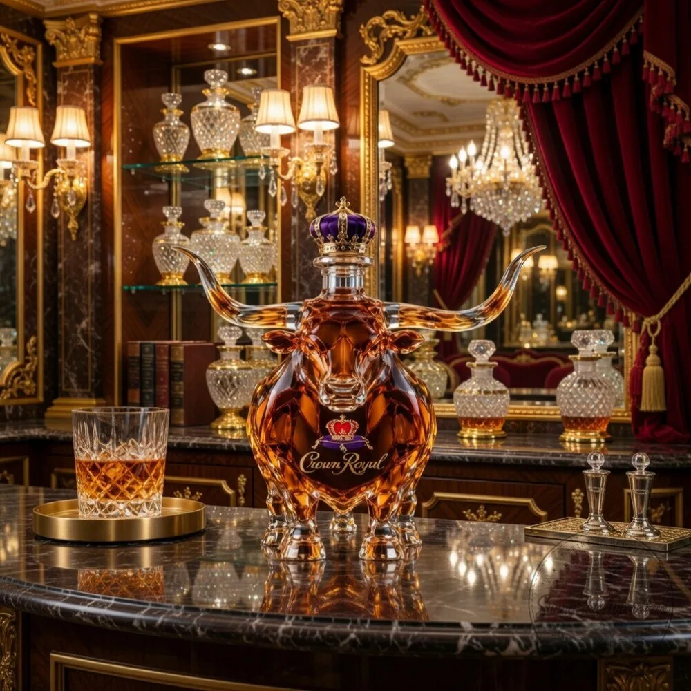 Crown Royal Texas Longhorn Bull Shaped Whiskey Decanter 2026 7 Crown Royal Texas Longhorn Bull Shaped Whiskey Decanter 2026
