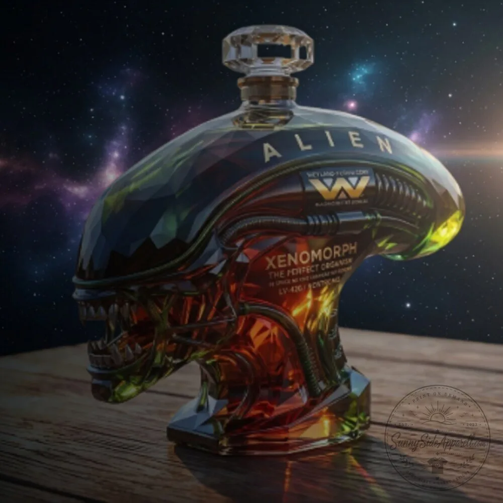 Alien Xenomorph Head Shaped Whiskey Decanter 2026 5 Alien Xenomorph Head Shaped Whiskey Decanter 2026