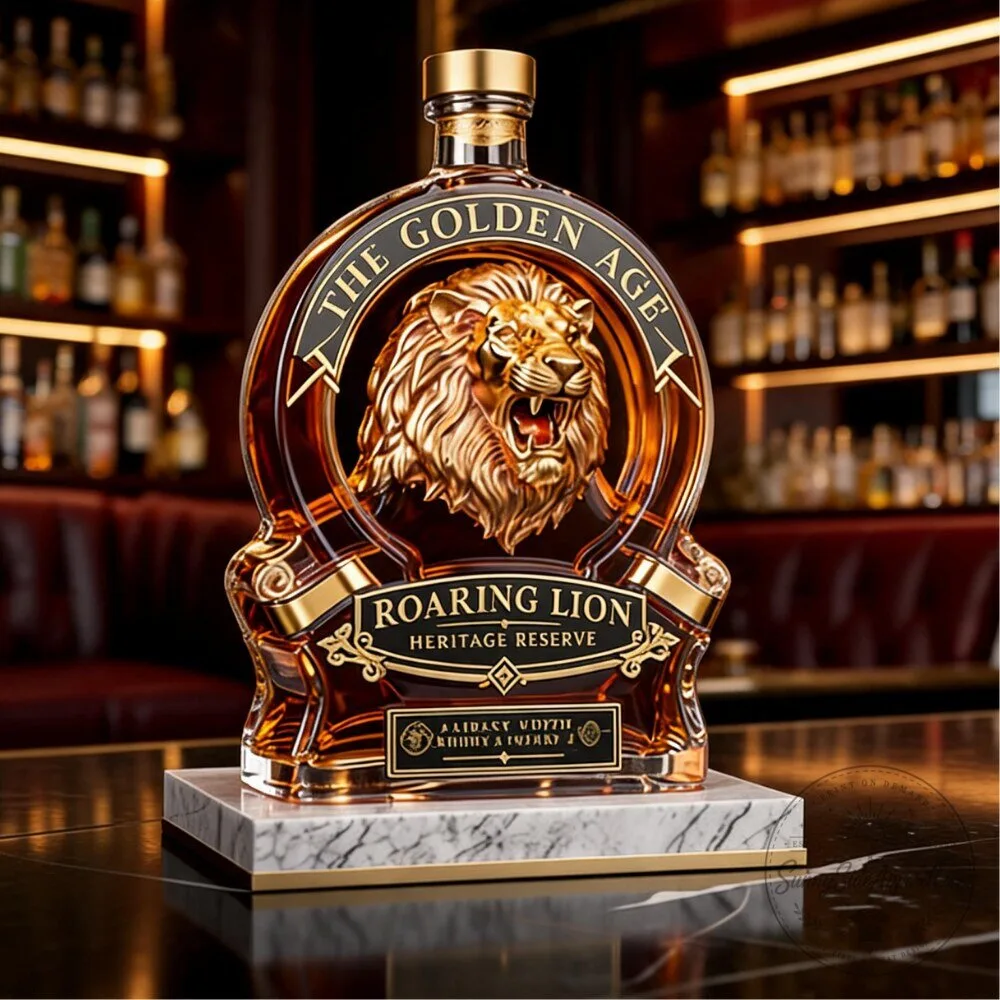 The Golden Age Roaring Lion Heritage Reserve Glass Whiskey Decanter 2026 5 The Golden Age Roaring Lion Heritage Reserve Glass Whiskey Decanter 2026