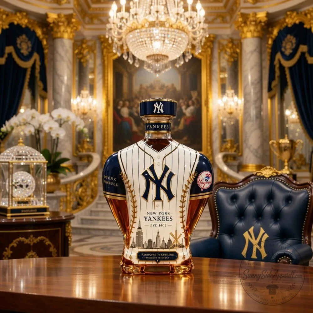 New York Yankees MLB Jersey Shaped Glass Whiskey Decanter 2026 6 New York Yankees MLB Jersey Shaped Glass Whiskey Decanter 2026